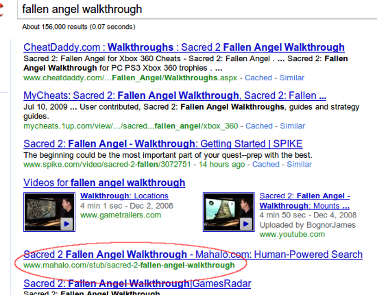 fallen angel walkthrough stub listing
