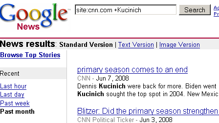 Does CNN even know that Dennis Kucinich filed articles of impeachment against George W.?